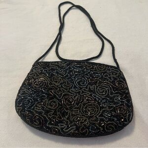 Y2K front glass colorful beaded crossbody/bag.